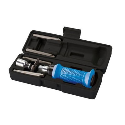 Draper Impact Screwdriver Set 1.3cmD 162mm 10 Teile IN Schlag Geformt Case 27837