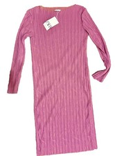 Zara NWT New Womens Jacquard Midi Dress Purple Gold Small