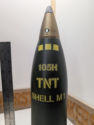 105MM M1 Artillery Shell TNT - 3D printed The Original Whiskey