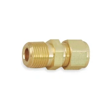 PARKER 4-2 FBZ-B Connector,Brass,CPIxM,1/4Inx1/8In 1PZV9
