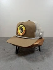 New Era x NASCAR Bass Pro Shops Johnny Morris Golfer Trucker Snapback Hat Khaki