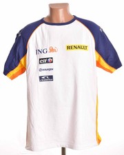 FORMULA 1 F1 RENAULT SPORT 2008 TEAM SHIRT RENAULT SIZE XXL ADULT ALONSO ERA