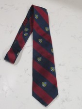 Polo Ralph Lauren Boys Crest Shield Striped Silk Neck Tie NEW 