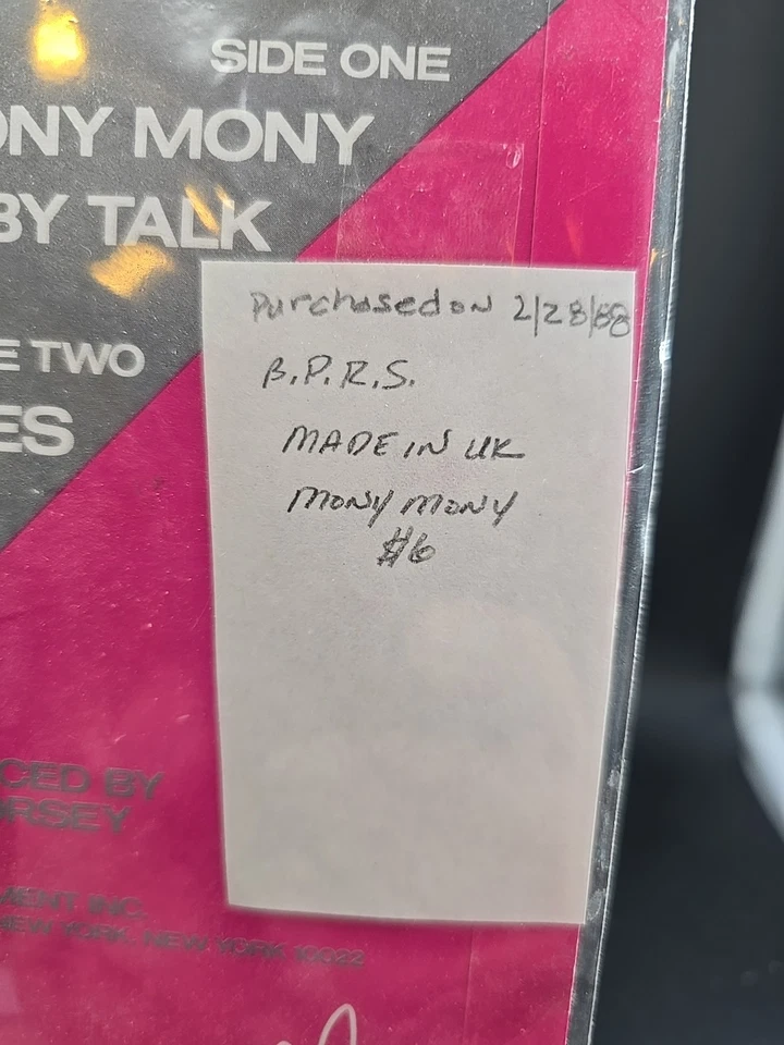 Billy Idol Mony Mony/Baby Talk 7" UK 1981 EXCELLENT  - Image 3 of 4