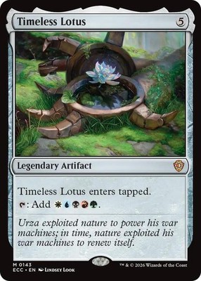 Timeless Lotus (M) #143 Commander: Lorwyn Eclipsed MTG NM