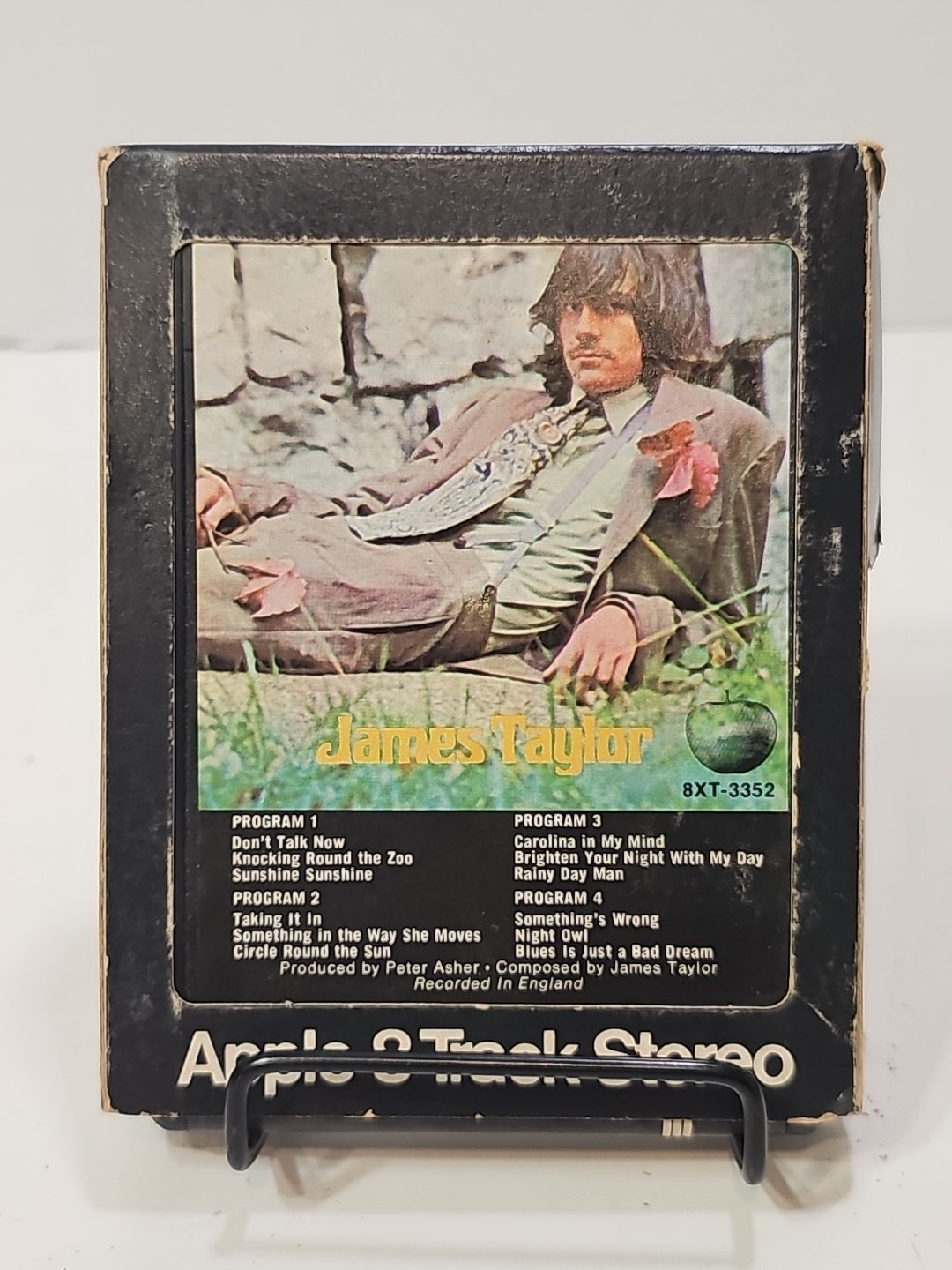 James Taylor Self-Titled 8-Track Tape 8XT-3352 Apple Records See Photos