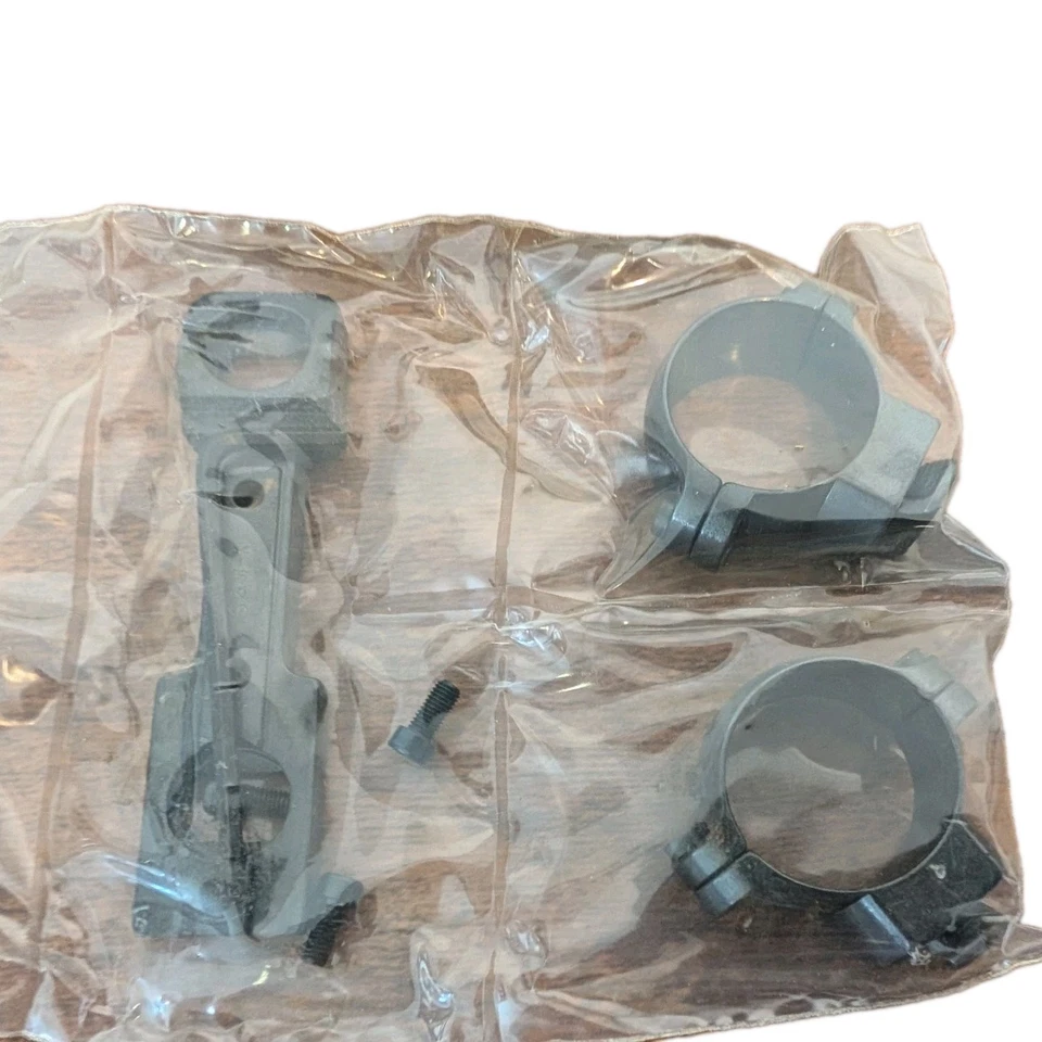 Revólveres de cuadro Leupold Smith & Wesson KLN STD S&W base de montaje de pistola y anillos de 1" Foto 3 de 4