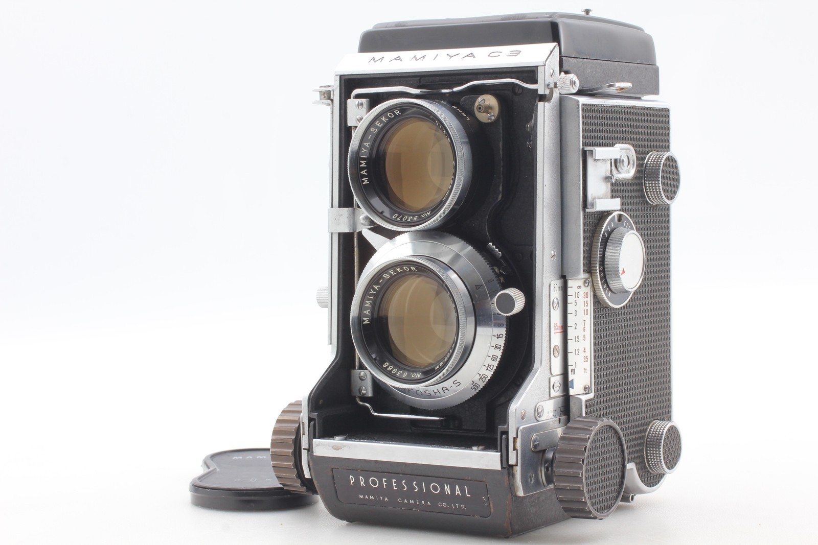 [Exc+5] Mamiya C3 Professional TLR Film Camera Sekor 105mm F/3.5 Lens From JAPAN