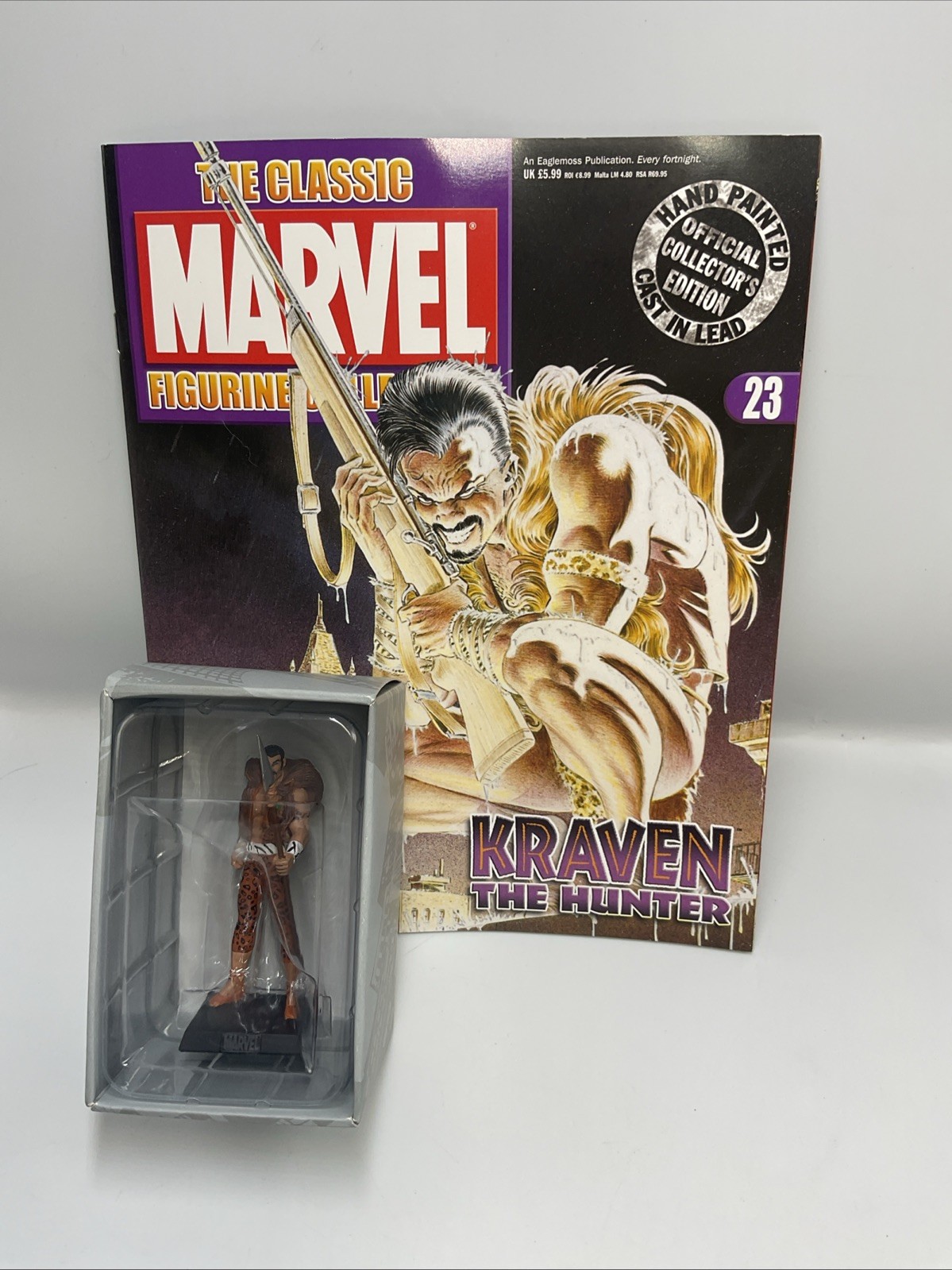 Eaglemoss Marvel The Classic Figurine Collection Issue #23 Kraven The Hunter