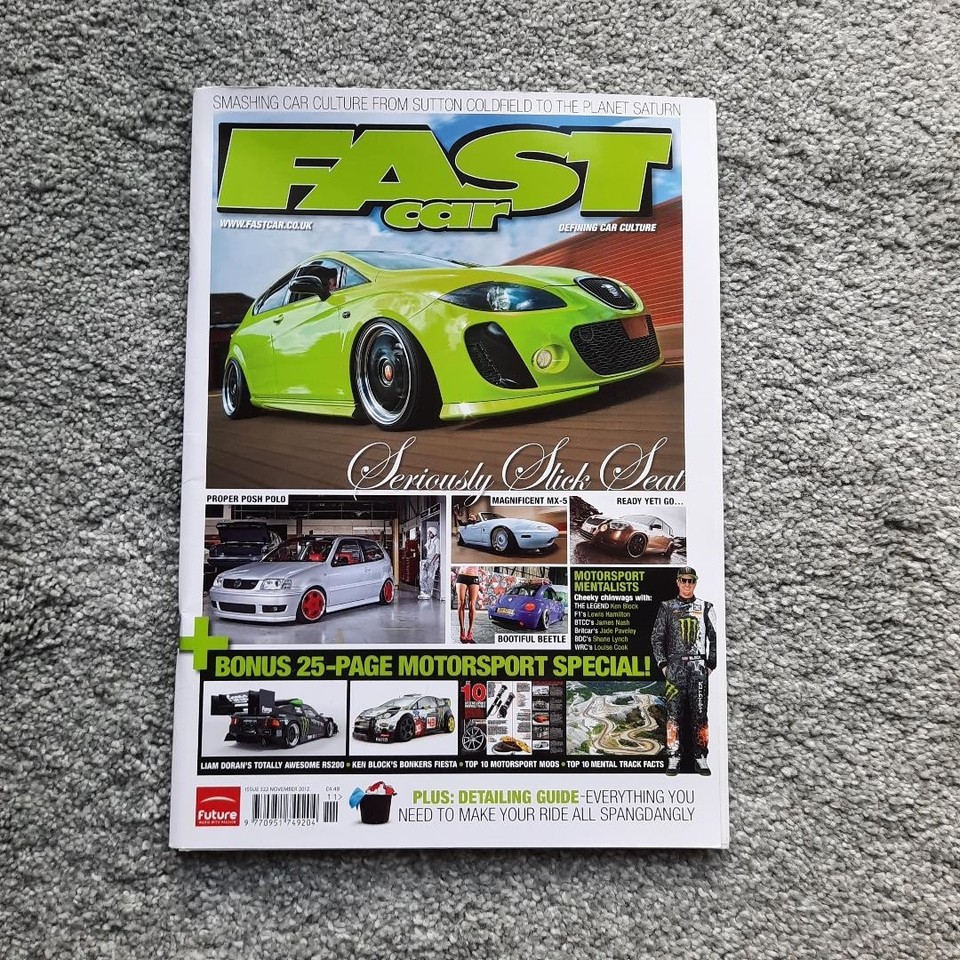 Fast Car Magazine. 7 magazines from 2012. | eBay UK