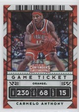 2020 Contenders Draft Picks Game Ticket Green Explosion Carmelo Anthony HOF 00qj