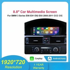 8.8'' Wireless CarPlay Android Auto For BMW Series Multimedia Display Screen
