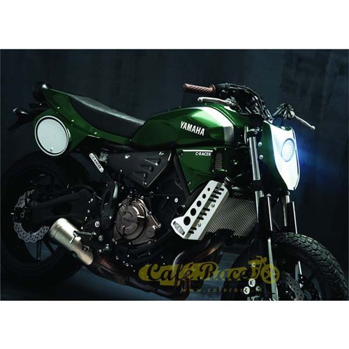 Sella Flat Track specifica per Yamaha XSR 700 simil pelle impermeabile - Picture 3 of 3
