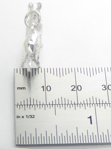 Charm Perro Collie en plata de primera ley .925 x 1 Charms Perros Collie- - Imagen 2 de 6