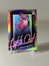 2020-21 Panini Donruss Optic - Lights Out Donovan Mitchell #6 Holo Prizm