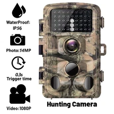 Trail Camera 14MP 1080P Wildlife Game Hunting Cam IR Night Vision PIR Sensors AU