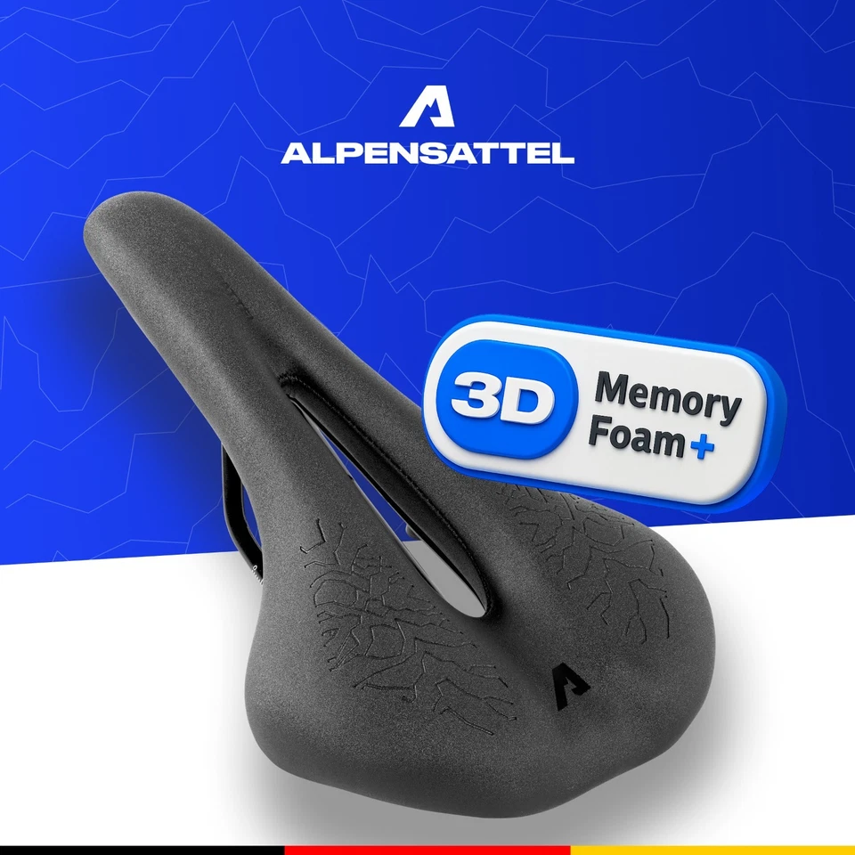 Alpensattel 3.0 Race+  Ergonomischer Fahrradsattel mit 3D Memory Foam+ - Bild 3 von 4