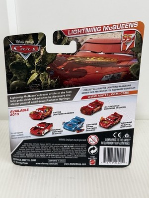 カーズ、マテル、NATURE DRIVE、 マックイーン、ミニカー Disney PIXAR Cars NATURE DRIVE LIGHTNING MCQUEEN 2013 Sealed New