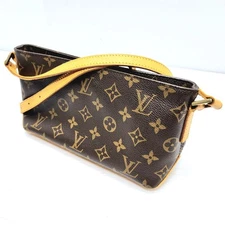 LOUIS VUITTON Trotteur Shoulder Bag Monogram Canvas Brown M51240 B Rank Authenti