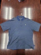 Polo Golf Ralph Lauren Polo Shirt Size XL Short Sleeve Blue/yellow Striped