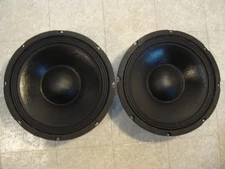 NEW 2- 10" Woofers Guitar Speakers 8ohm PA DJ ProAudio Replacement Ten inch Bass