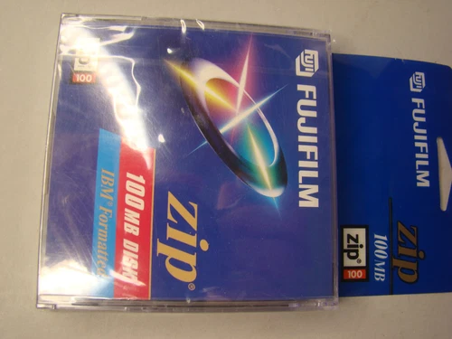 Fujifilm Zip IBM Formatted 100MB Disk Zip100 Storage Brand New Sealed!