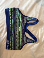 NIKE PRO COMBAT DRI-FIT SPORTS BRA WOMENS SIZE M