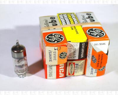 Assorted Brands 3HM5 3HA5 Vacuum Tubes NOS Lot Of 6 +Box