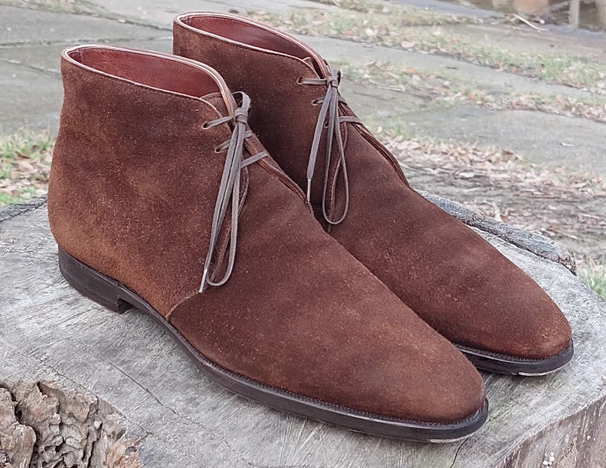 Crockett and jones suede cheap boots