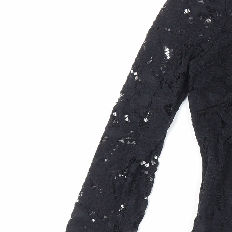 Jessica Wright Womens Black Polyester Basic Blous… - image 7