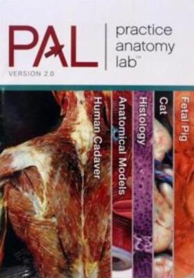 Practice Anatomy Lab 2 PC MAC CD PAL virtual study tool human body cadaver pig +