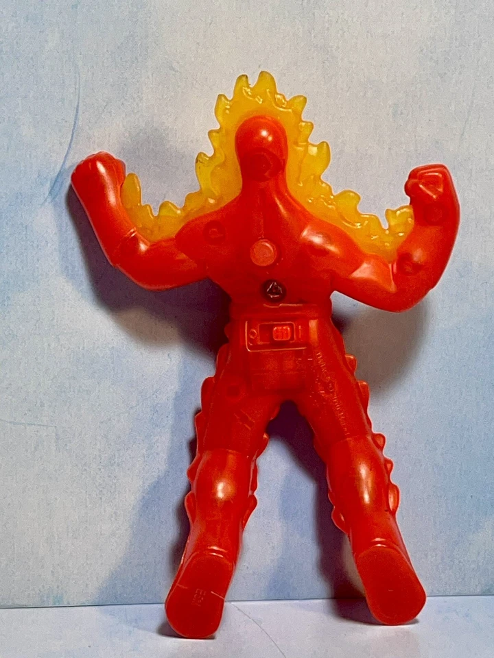 Figura de acción Light-Up Human Torch 2010 4,5" #6 Fantastic 4 Four Foto 2 de 2