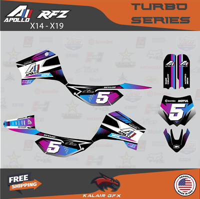 Graphics Decal Kit For Apollo RFZ X4 X5 X6, X14 to X19 all