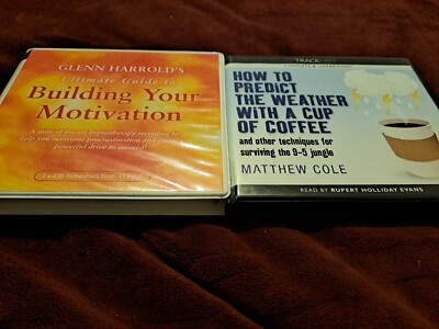 Bundle Of Audiobooks in good condition 