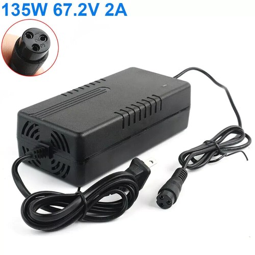 67.2V 2A Lithium Battery 3 pin Charger for 60V 16S Electric Scooter eBike Charge - Picture 2 of 12