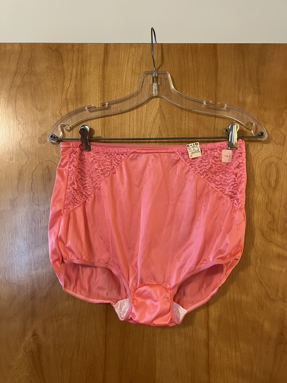 Kmart Vintage Panties Underwear Nylon Pink Made in US… Gem