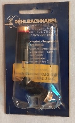 Oehlbach Clinch Stecker CJG100 2 Stk. NEU in Originalverpackung