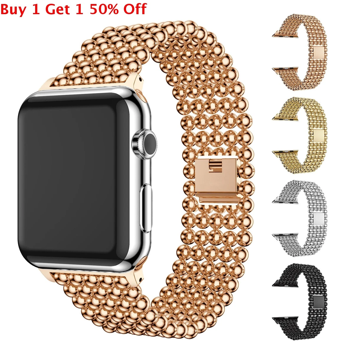 Unique Stainless Steel Metal Band For iWatch Apple Watch Series 3