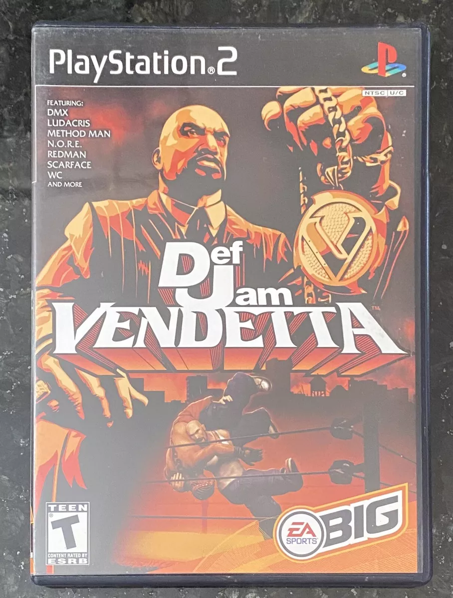 Def Jam: Vendetta Playstation 2 PS2 CASE AND MANUAL ONLY