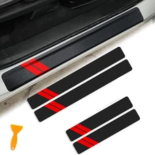 4X For Dodge Durango auto Accessories Car Door Sill Protector Guard Step Sticker