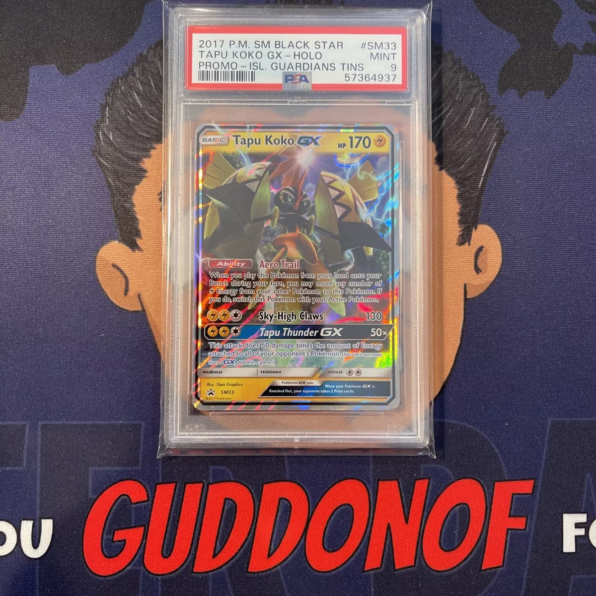 Tapu Koko Gx Sm33 - Pokemon Promo Holo Em Português