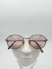 Vintage Genny 614 5201 Gray Multicolor Oval Italy Sunglasses FRAMES ONLY