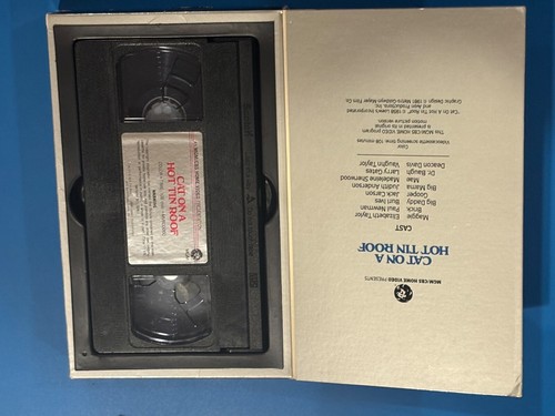 CAT ON A HOT TIN ROOF VHS Paul Newman Elizabeth Taylor 1983 MGM Book Box - Picture 5 of 5