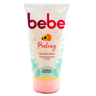 bebe PEELING 1 x 150ml - für zarte Haut -mit Aprikosenextrakt -normale/Mischhaut