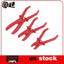 Flexible Fuel Water Hose Clamp 3 Pieces/Set Pinch Off Pliers Brake Line Pipe