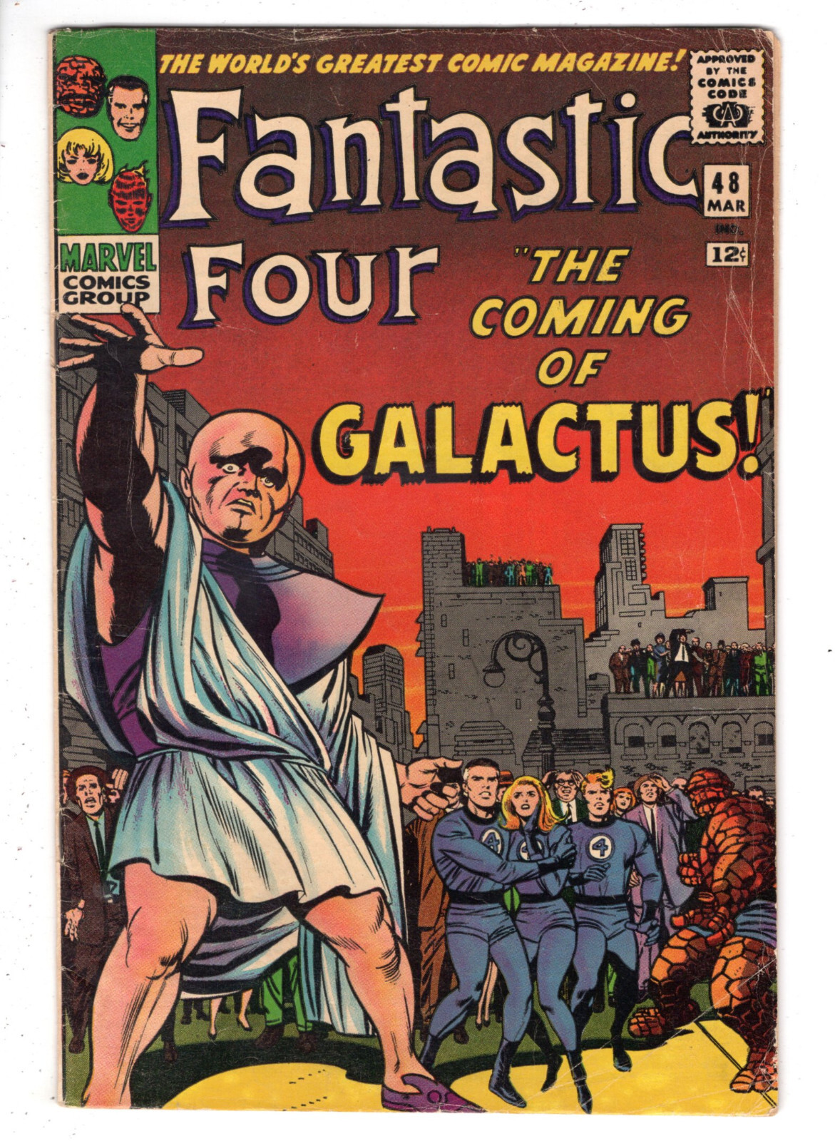 FANTASTIC FOUR #48 (1966) - GRADE 4.5 - 1ST APPEARANCE GALACTUS & SILVER SURFER! | eBay