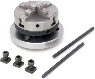 65 mm- 4 Jaws Self Centering Chuck with Back Plate & T-nuts for Milling
