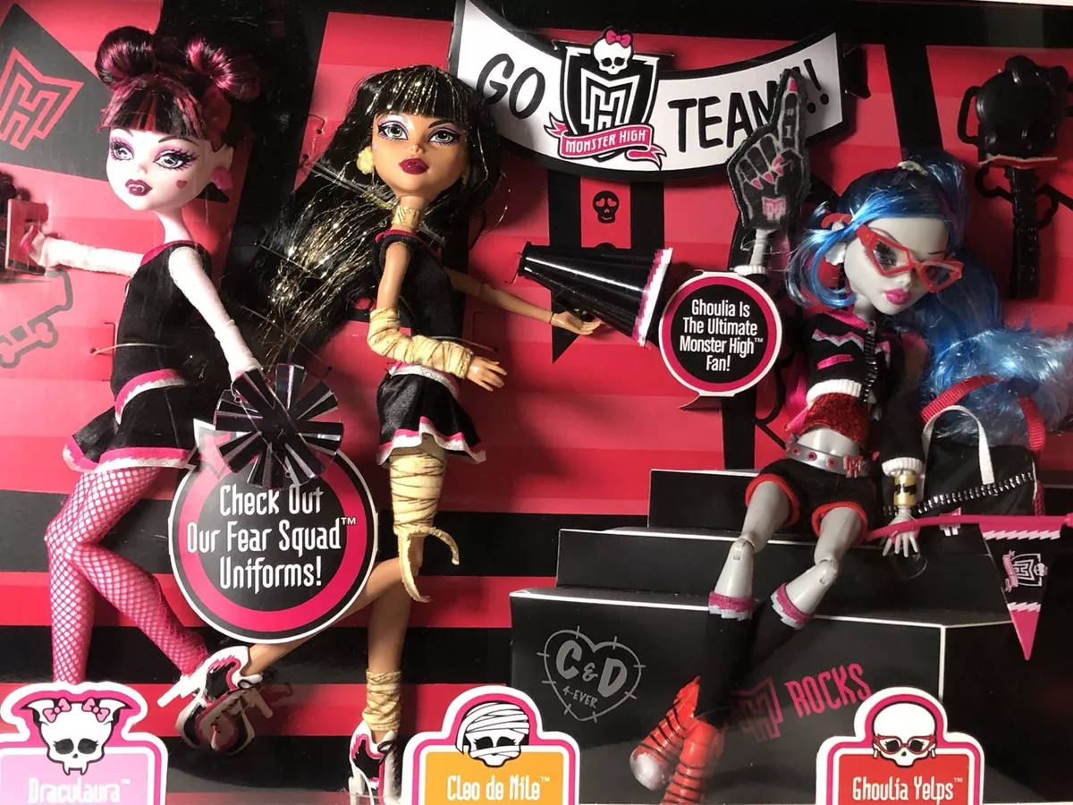 Mattel Monster High Fearleading 10.5-Inch Doll 3-Pack ugel01ep.gob.pe