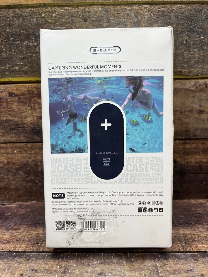 SHELLBOX Waterproof Diving Underwater Camera Case 15M *NEW OPEN BOX* - Image 4 of 4
