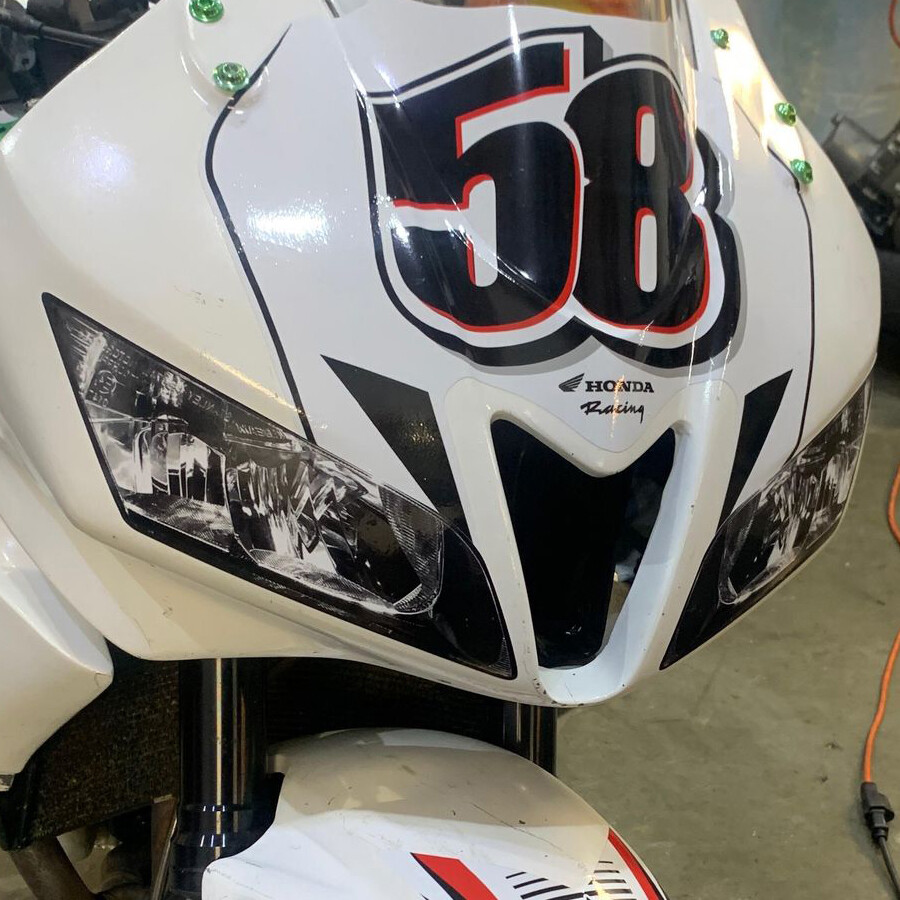 Sticker Ricambi Cbr 600 Rr 2005 Adesivi Stickers Kit Compatibile